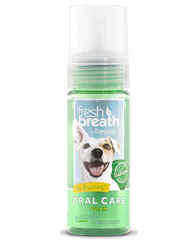 Tropiclean Oral Care Foam - tannpleie til hund