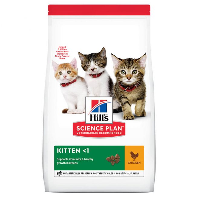 Avbildet: Hill's Science Plan Kitten Kattungefôr med Kylling