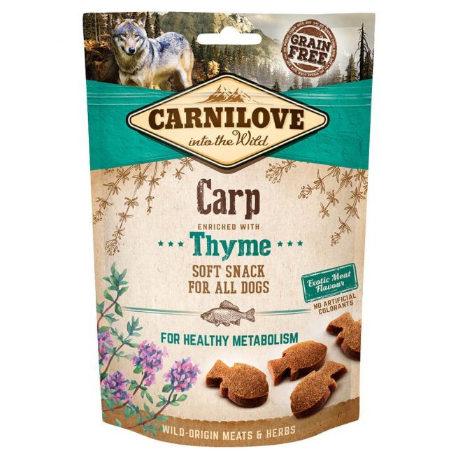 Avbildet: Carnilove Soft Snack - Karpe med timian