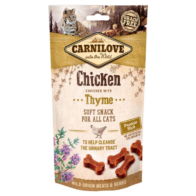 Avbildet: Carnilove Soft Snack med Kylling