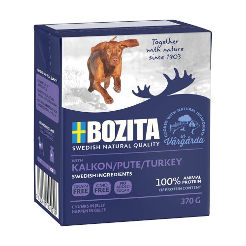 Avbildet: Bozita Turkey - Chunks in jelly 370g