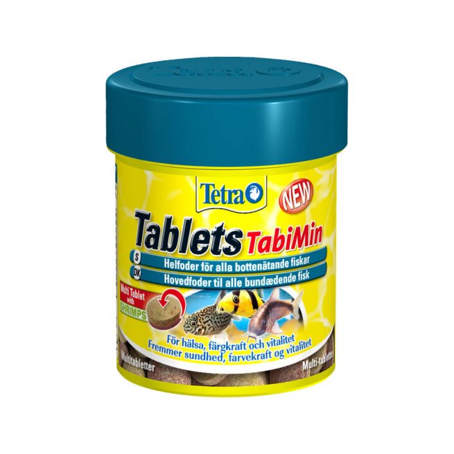 Avbildet: Tabimin tabletter fiskefôr
