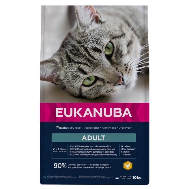 Avbildet: Eukanuba Cat Adult - 10 kg