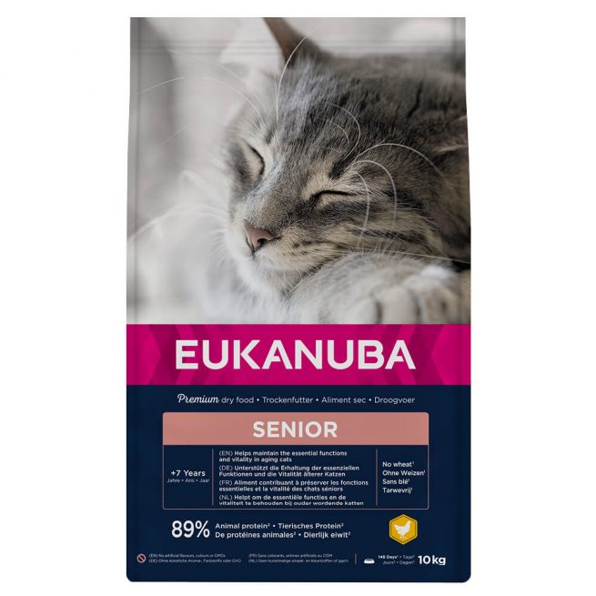 Avbildet: Eukanuba Cat Senior - 10 kg