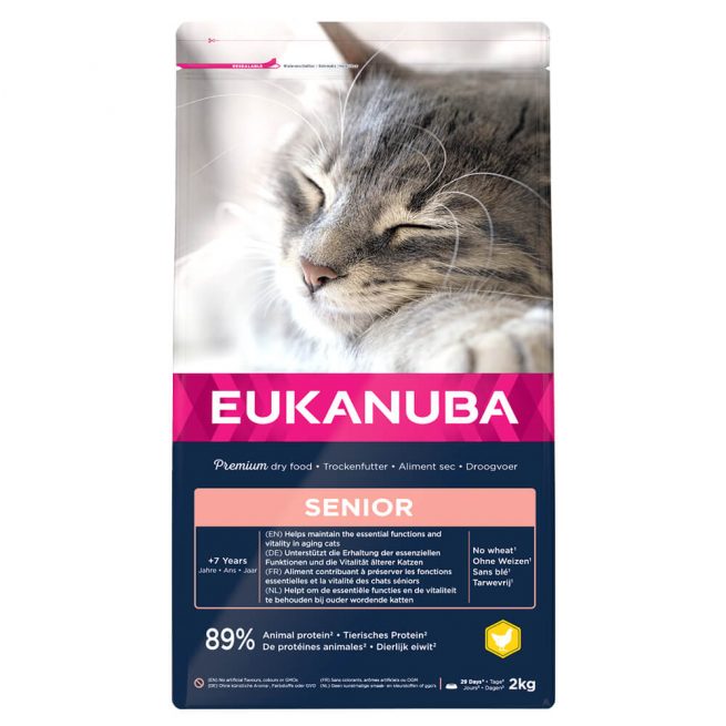 Avbildet: Eukanuba Cat Senior - 2 kg