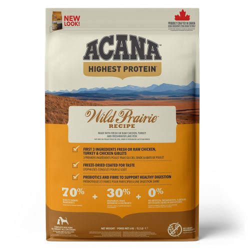 Avbildet: Acana Highest Protein - Wild Prairie - 6kg