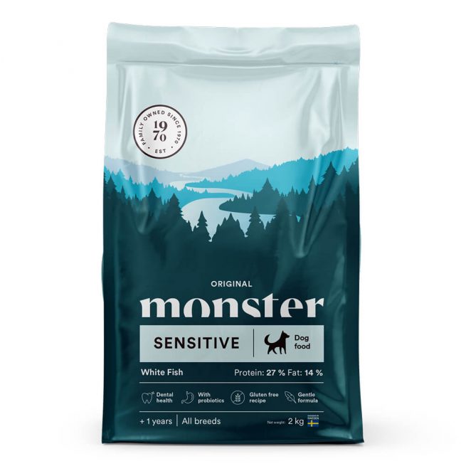 Avbildet: Monster Dog Original Sensitive, 2 kg