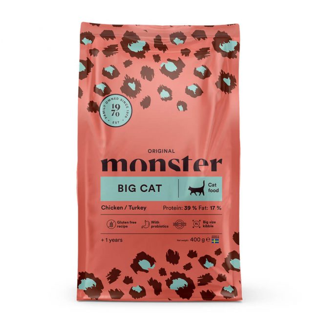 Avbildet: Monster Cat Original Big Cat, 400 g
