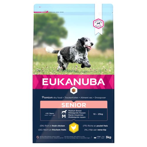Avbildet: Eukanuba Senior Medium, 3 kg