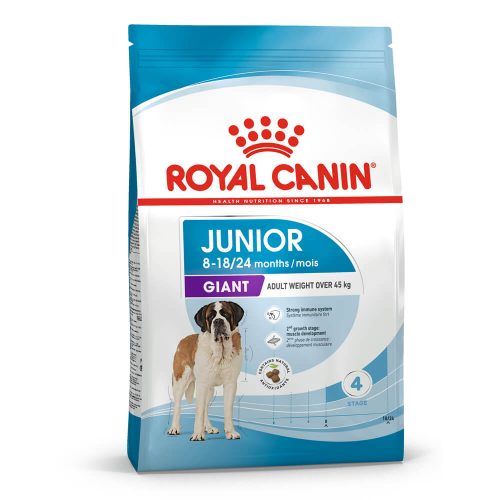 Avbildet: Royal Canin Junior Giant hundefôr