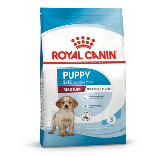 Avbildet: Royal Canin Puppy Medium hundefôr