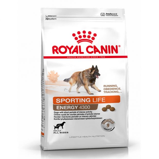 Avbildet: Royal Canin Sporting Life Energy 4300