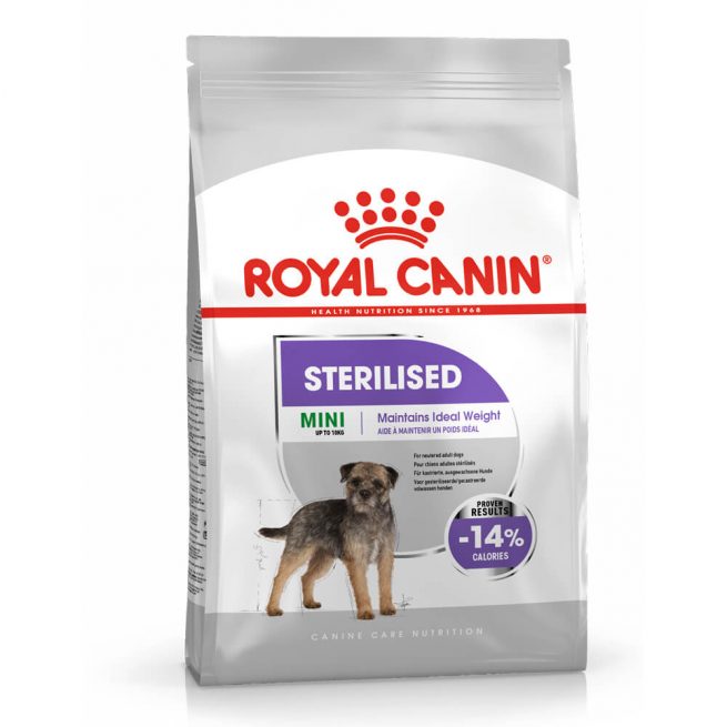 Avbildet: Royal Canin Sterilised Mini hundefôr