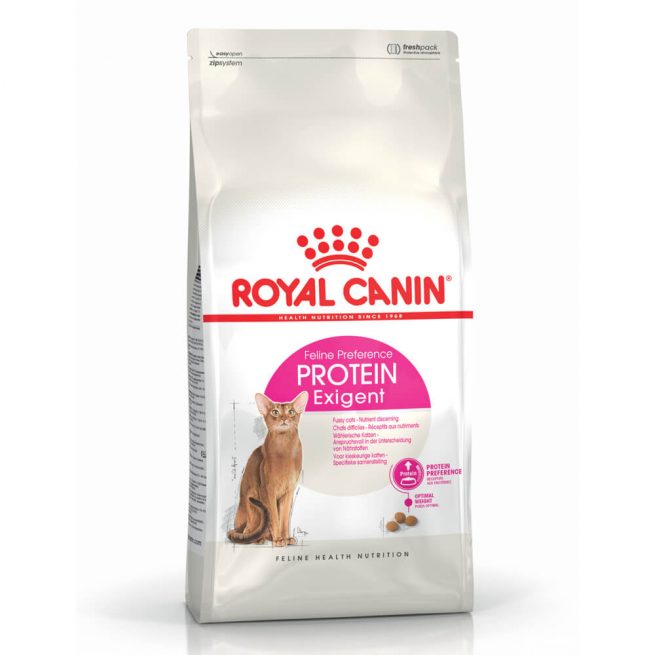 Avbildet: Royal Canin Protein Exigent kattemat