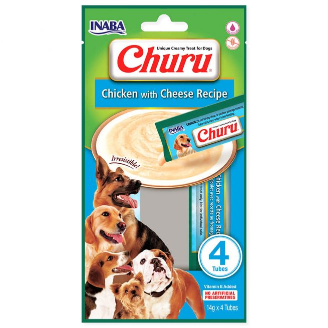Avbildet: Churu Creamy Treat Chicken & Cheese - 4pk