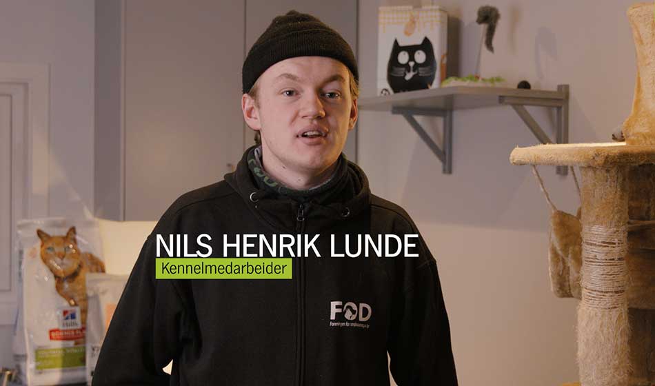 Avbildet: Nils Henrik Lunde hos FOD-gården