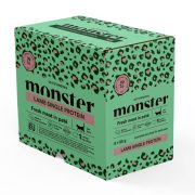 Avbildet: Monster - Våtfôr/Kattemat Pouches 8x85g - Single Protein Lam