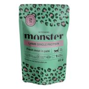 Avbildet: Monster - Våtfôr/Kattemat Pouch 85g - Single Protein Lam