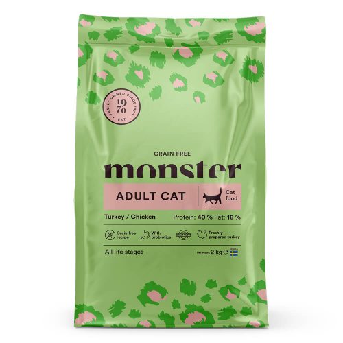 Avbildet: Monster Cat Grain Free Adult, 2 kg