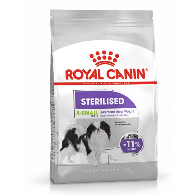 Avbildet: Royal Canin Sterilised X-Small hundefôr