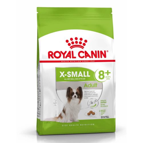 Avbildet: Royal Canin Adult X-Small 8+ hundefôr