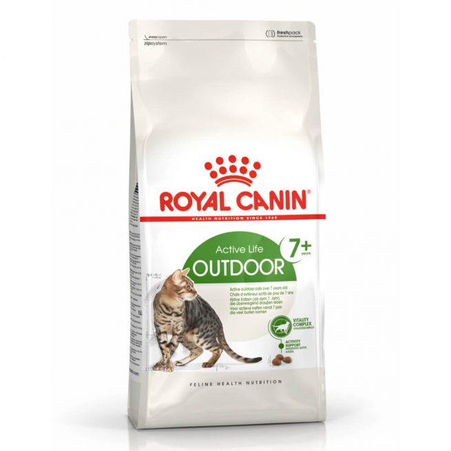 Avbildet: Royal Canin Outdoor 7+ kattemat
