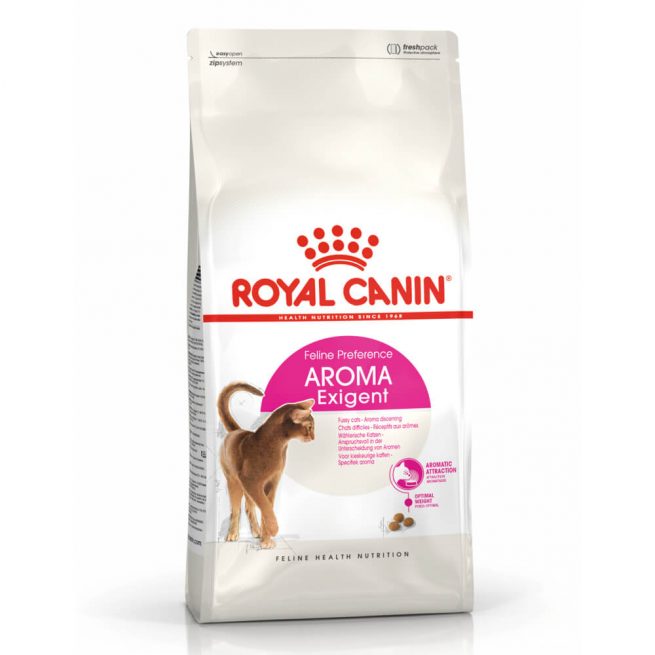 Avbildet: Royal Canin Aroma Exigent kattemat