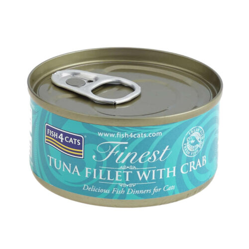 Avbildet: Fish4Cats Våtfôr - Finest - Tunfisk & Krabbe