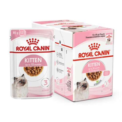 Avbildet: Royal Canin, Kitten, Biter i Saus