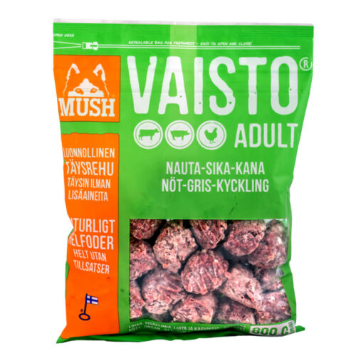 Avbildet: MUSH Vaisto Grønn 800g