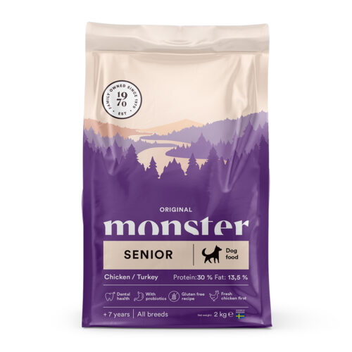 Avbildet: Monster Dog Original Senior, 12kg