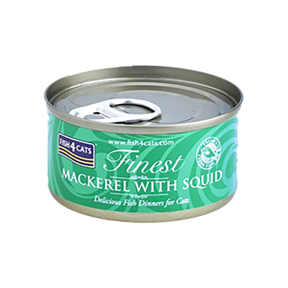 Fish4Cats Wet Mackerel Squid 70G