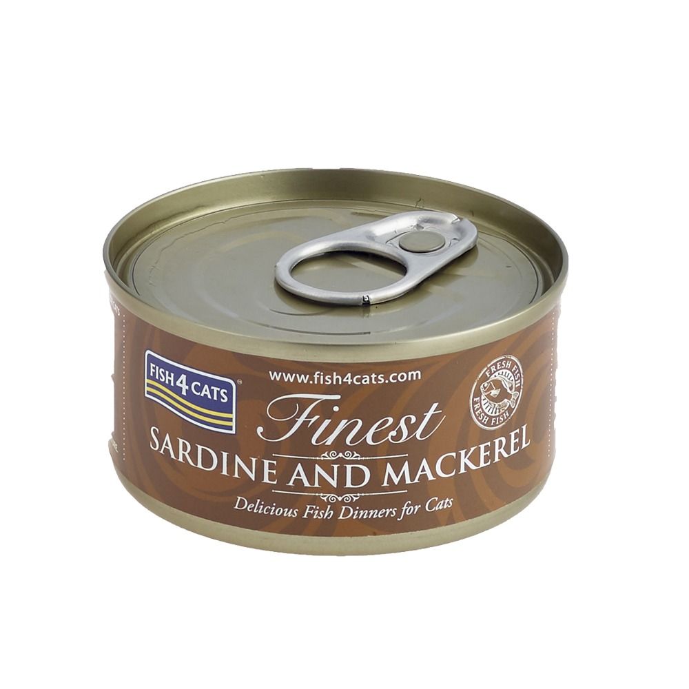Fish4Cats Wet Sardine and Mackerel 70G