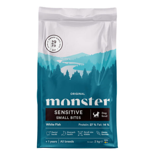 Monster Tørrfor Hund Original Sensitive Small Bites 2kg