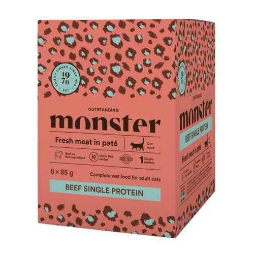 Monster Cat Pouches Beef
