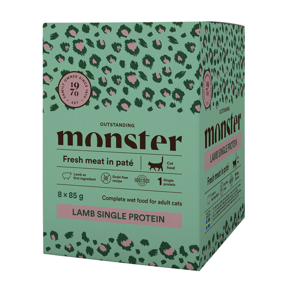 Monster Cat Pouches Lamb Monster Cat Pouches Lamb