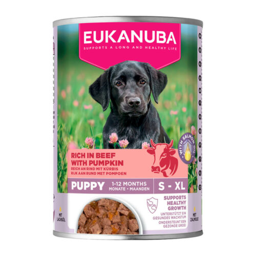 Våtfôr Eukanuba Puppy Beef