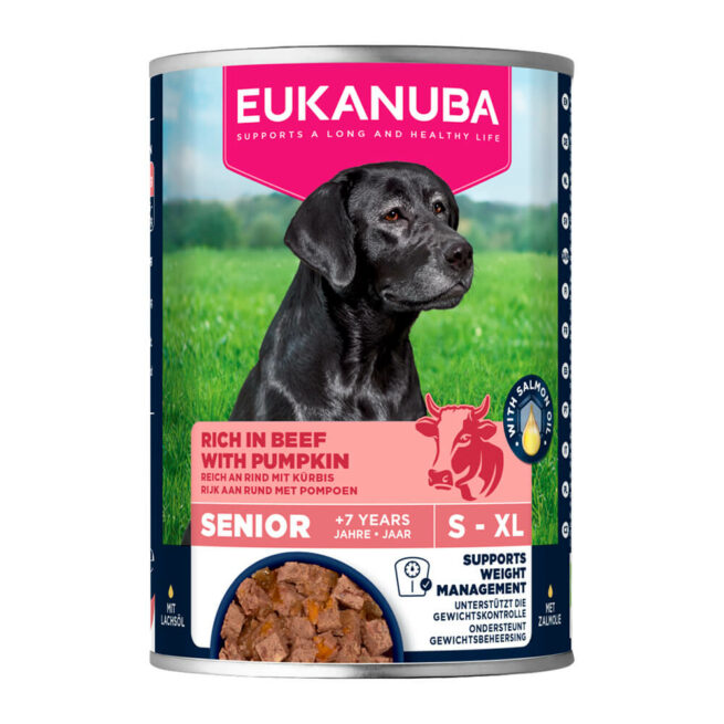 Våtfôr Eukanuba Senior Beef