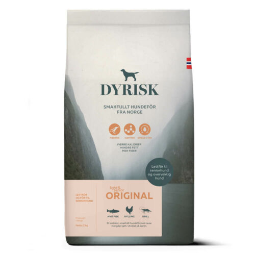 Dyrisk Tørrfor Light & Senior 2kg