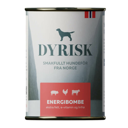Dyrisk Våtfor Energibombe 400g