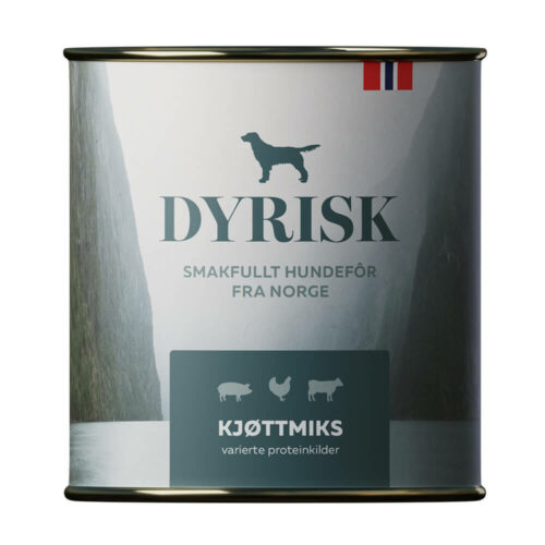 Dyrisk Våtfor Kjøttmiks 800g